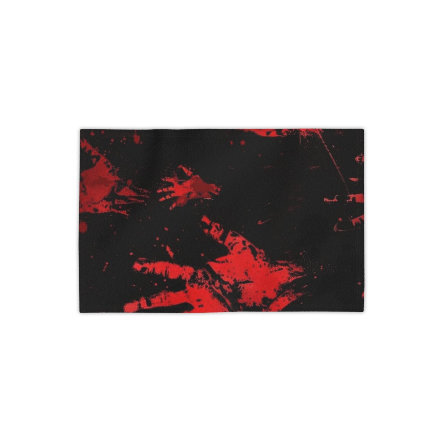 Red Bloody Handprint Towel
