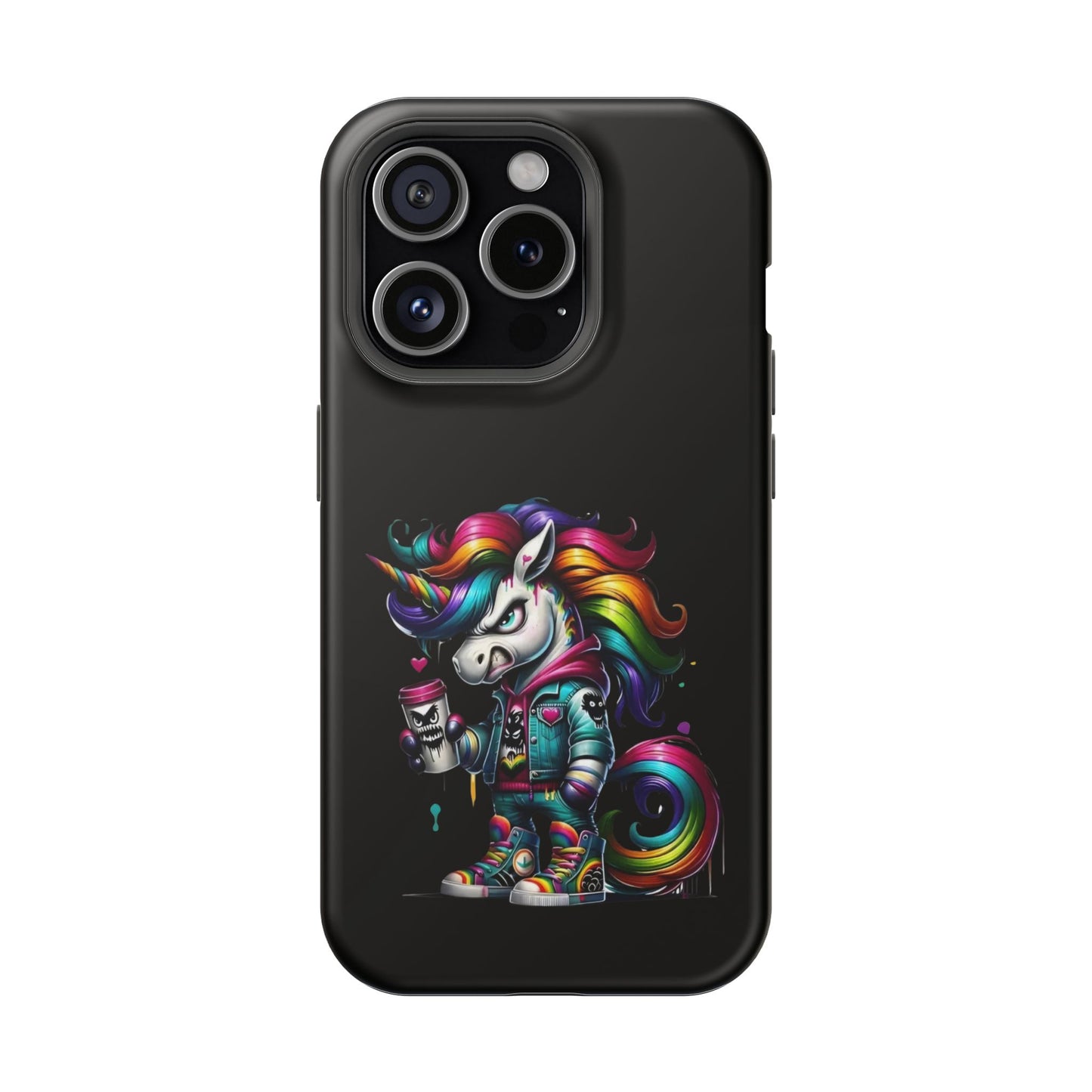Colorful Unicorn Magnetic Tough Case - iPhone