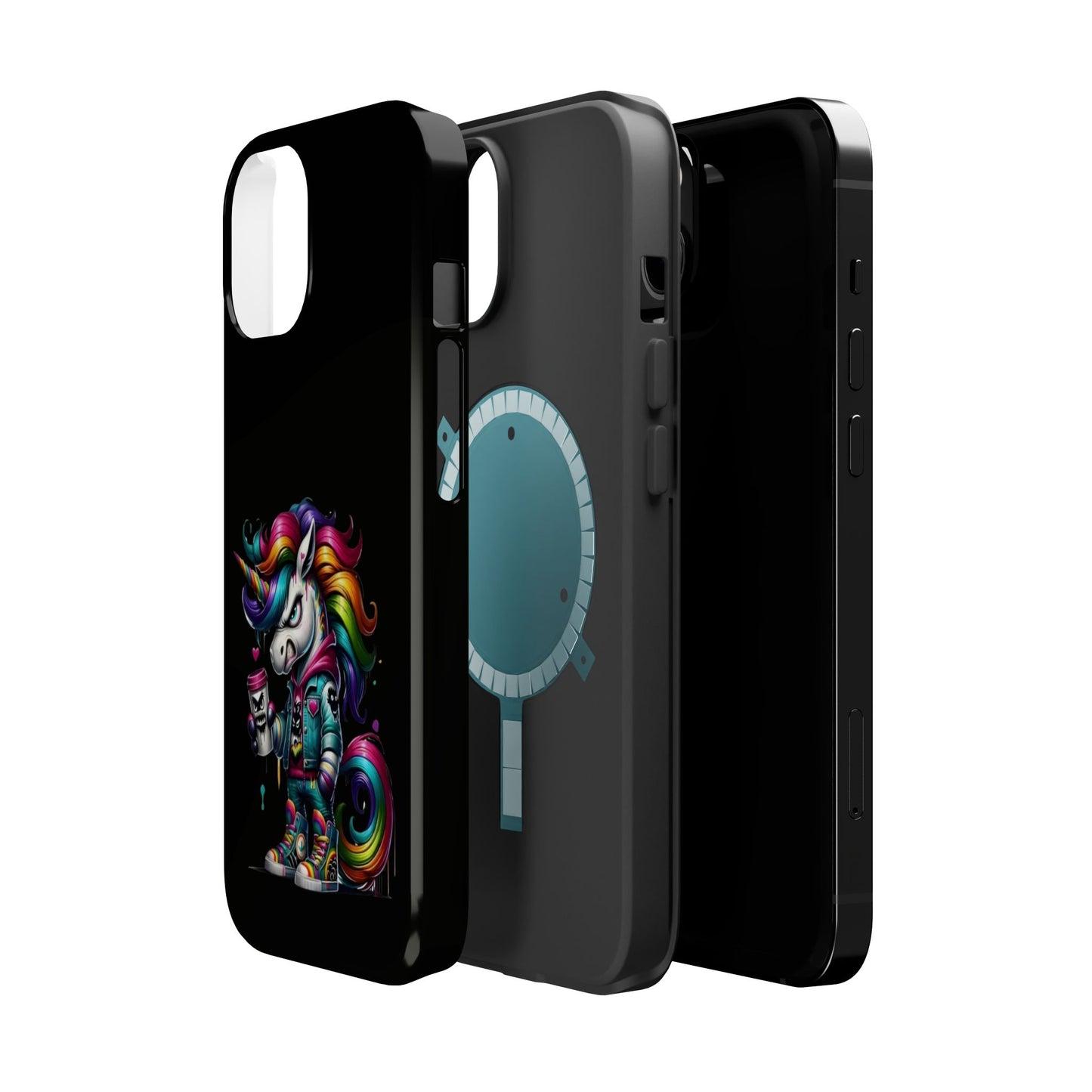 Colorful Unicorn Magnetic Tough Case - iPhone