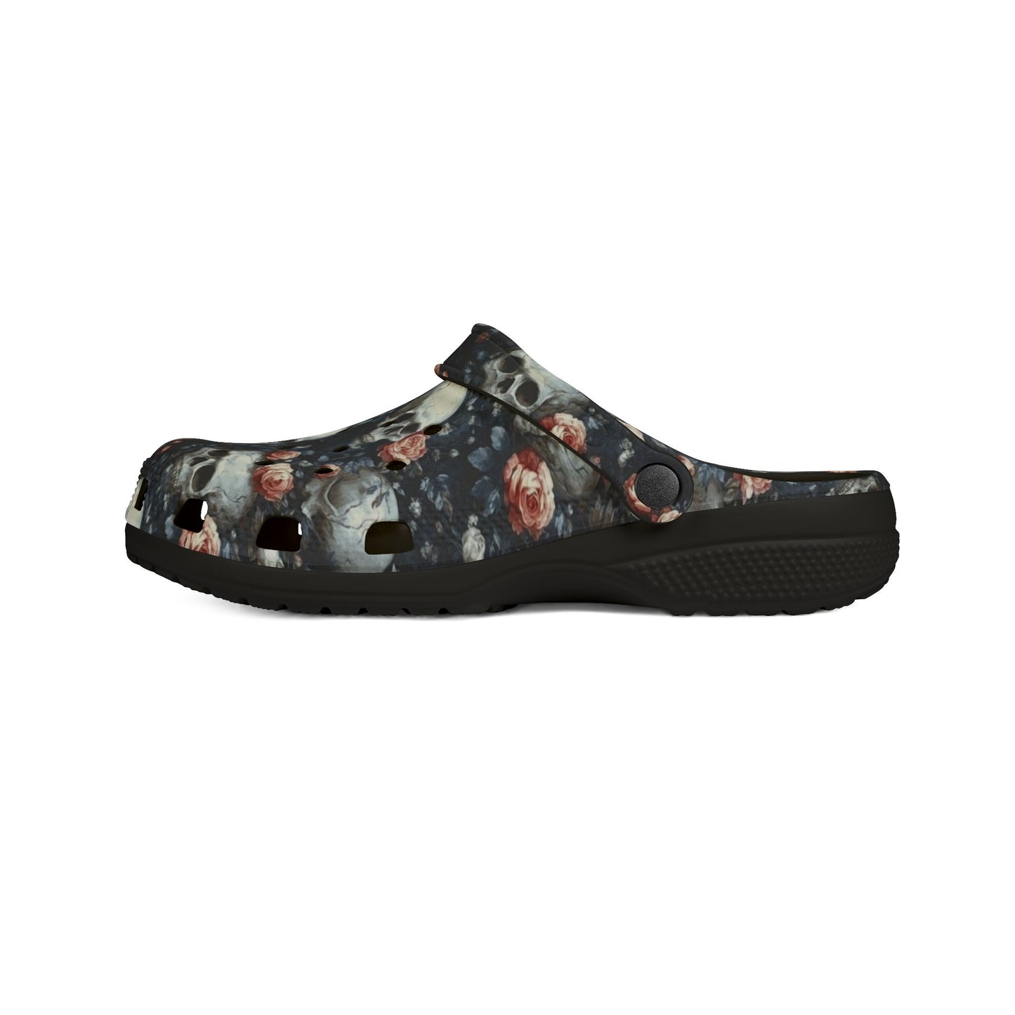 Skull Flora Foam Clogs