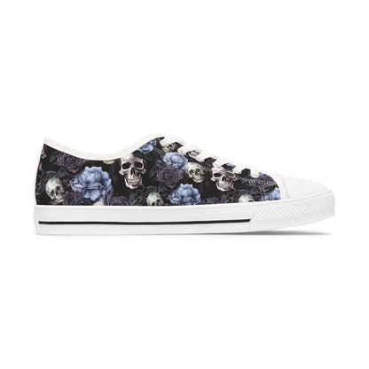 Floral Skull Low-Tops Women
