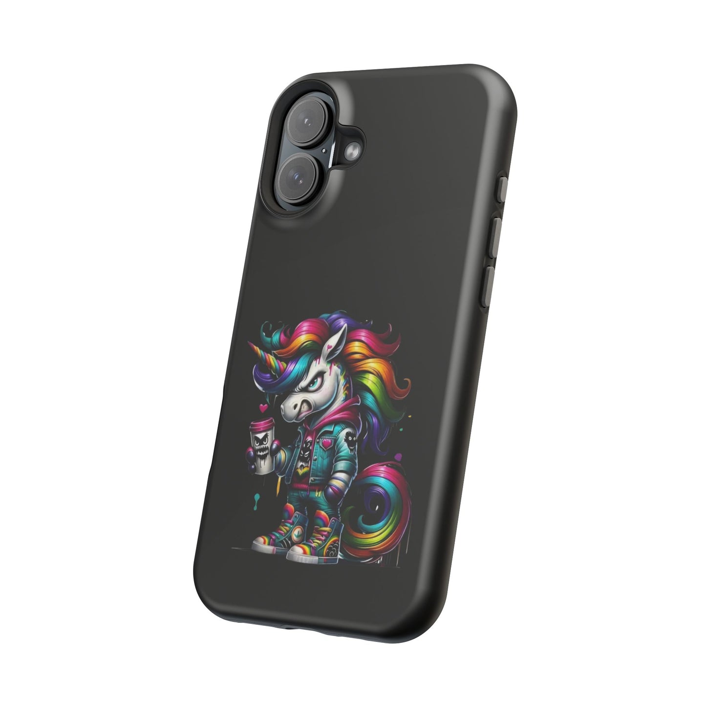 Colorful Unicorn Magnetic Tough Case - iPhone