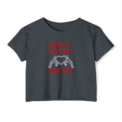 Free Use Demons Crop Top