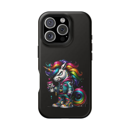 Colorful Unicorn Magnetic Tough Case - iPhone