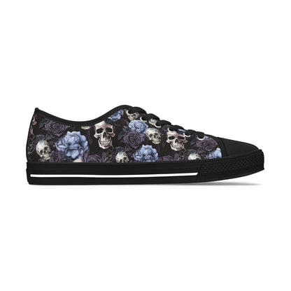 Floral Skull Low-Tops Women