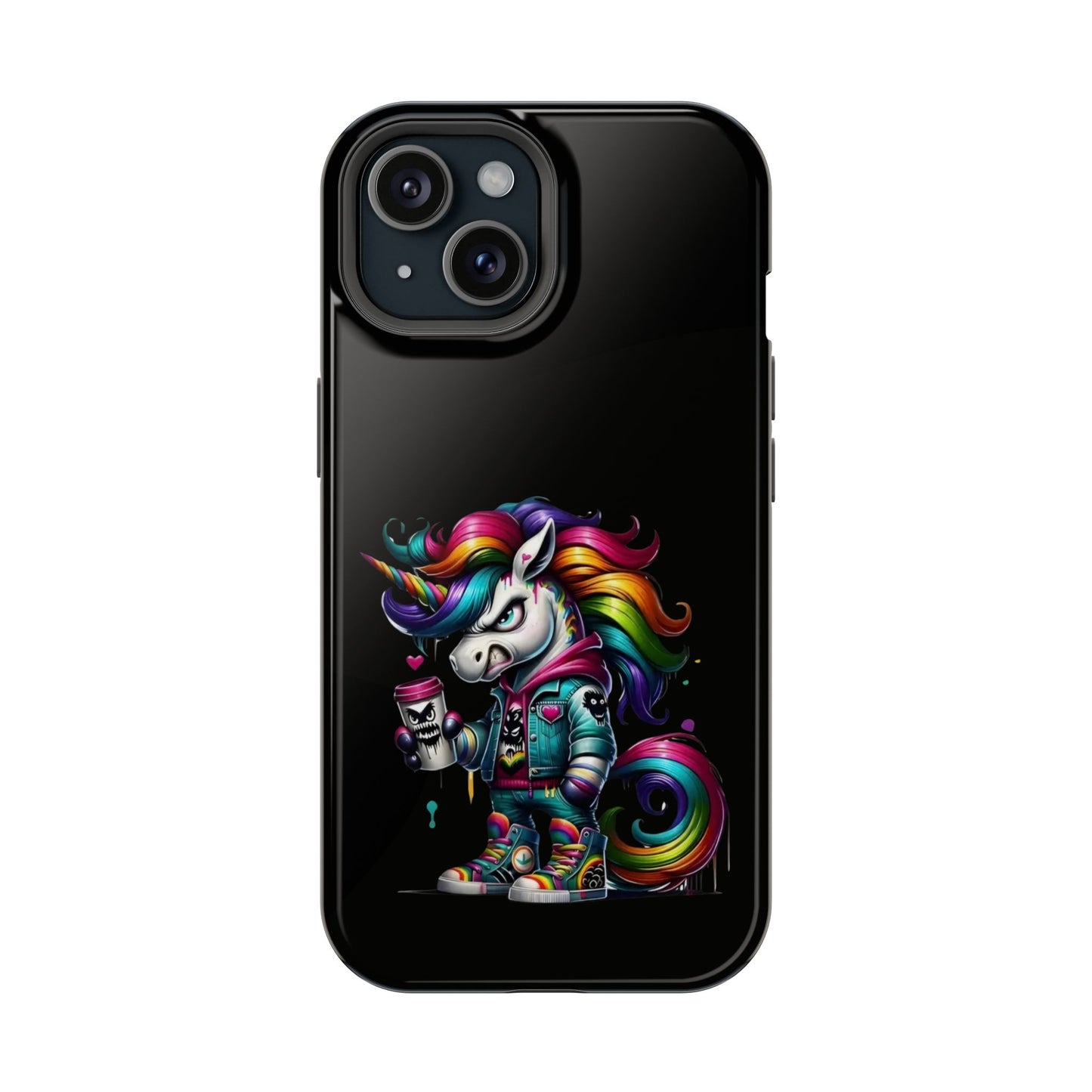 Colorful Unicorn Magnetic Tough Case - iPhone