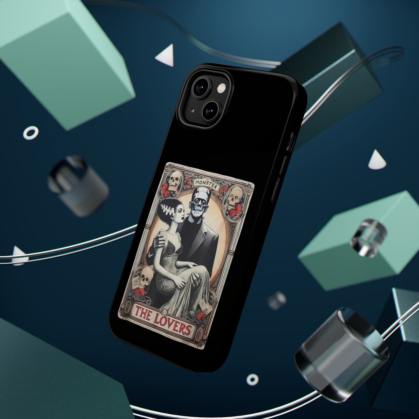 Electric Couple Magnetic Tough Case - iPhone