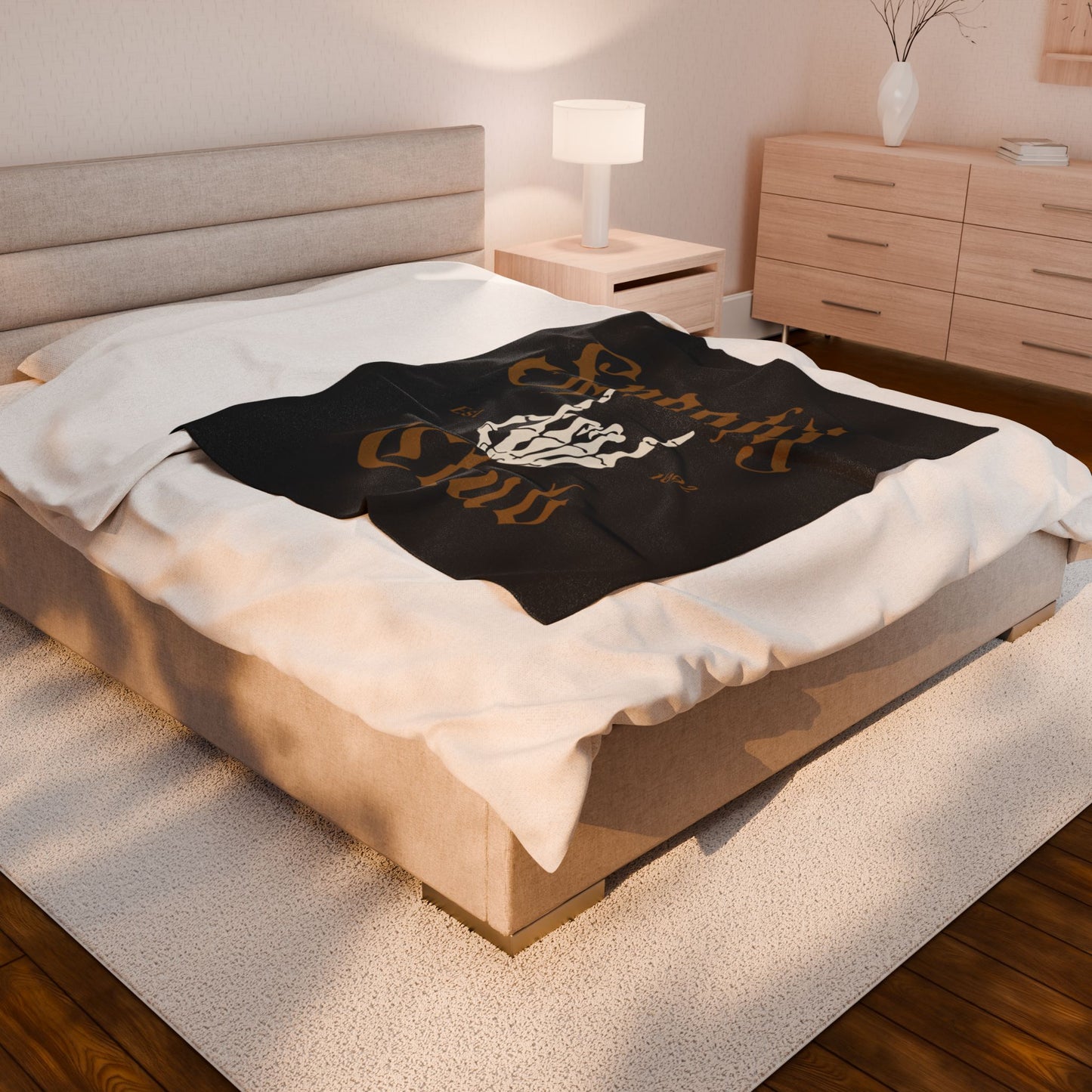 Spooky Club Velveteen Plush Blanket