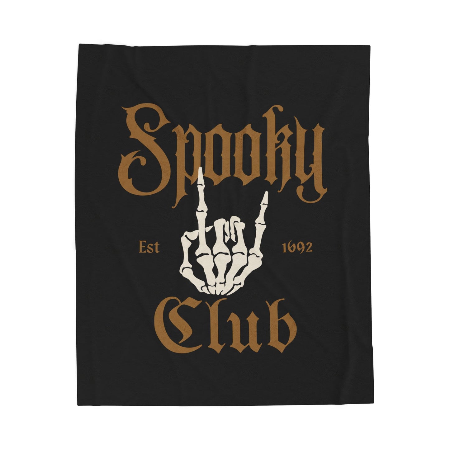 Spooky Club Velveteen Plush Blanket