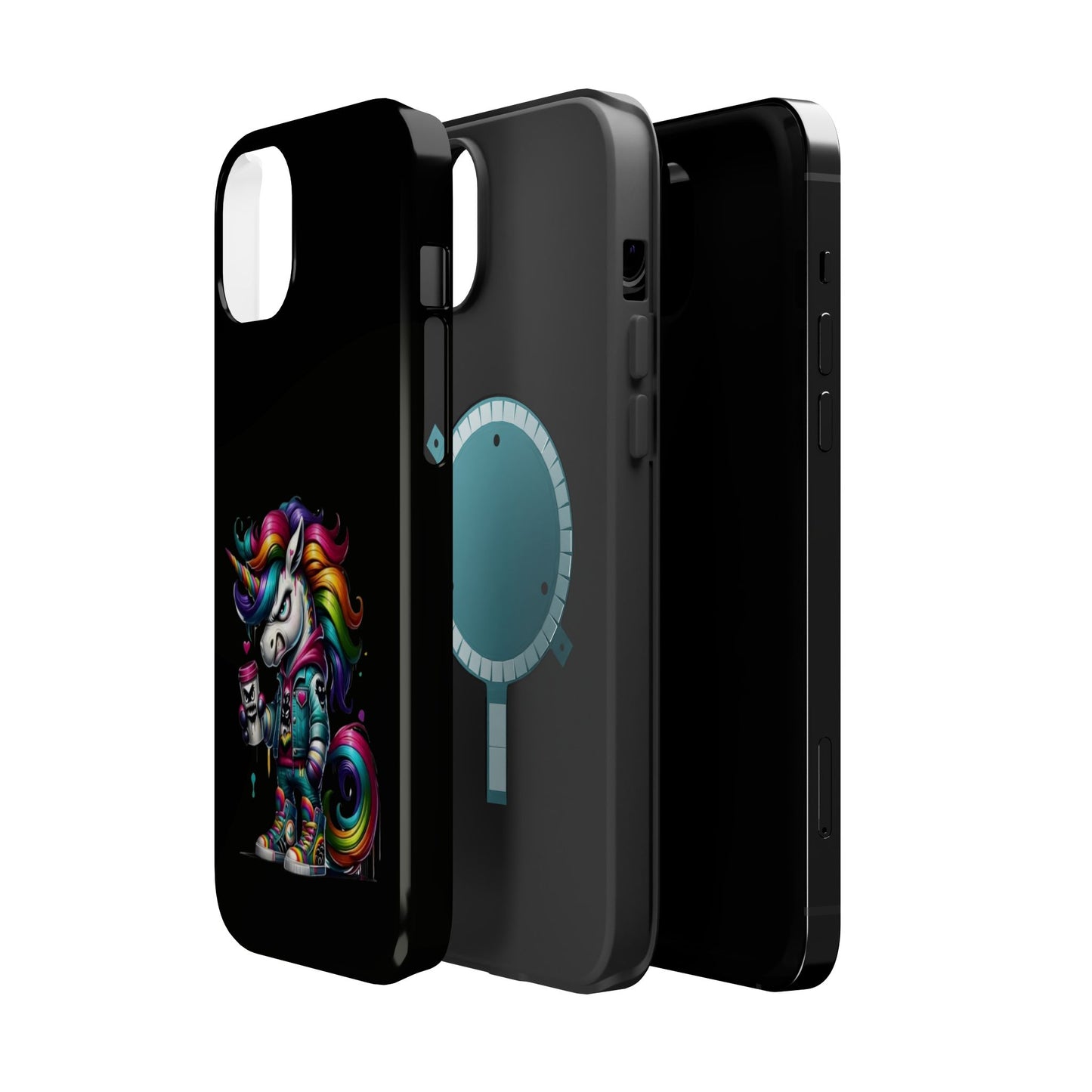Colorful Unicorn Magnetic Tough Case - iPhone