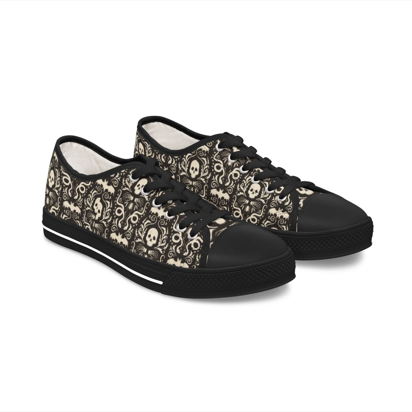Gothic Skull Sneakers for Women