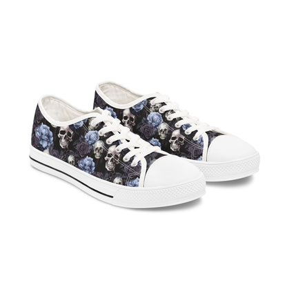 Floral Skull Low-Tops Women